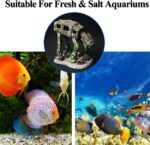 Small fazhongfa Star Wars AT-AT Walker resin aquarium decoration with fake moss details, suitable for fish tanks.